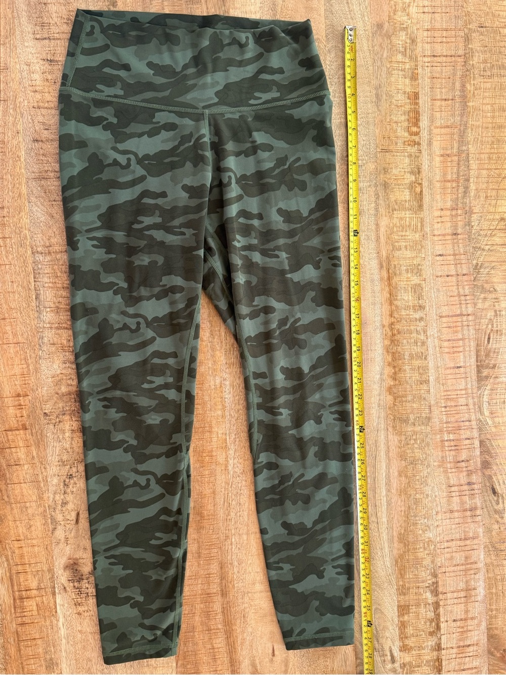 Colorfulkoala Women’s XL Camo High Waisted Leggings Green Black Yoga Pants